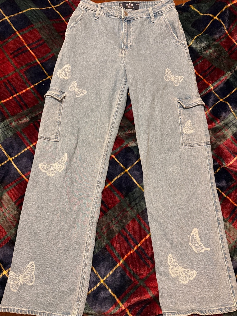 Hollister Butterfly Ultra High-Rise Dad Jeans